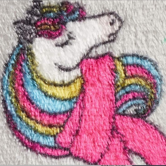 Unicorn Plush Lounge Pajama Pants NWT - Picture 7 of 9